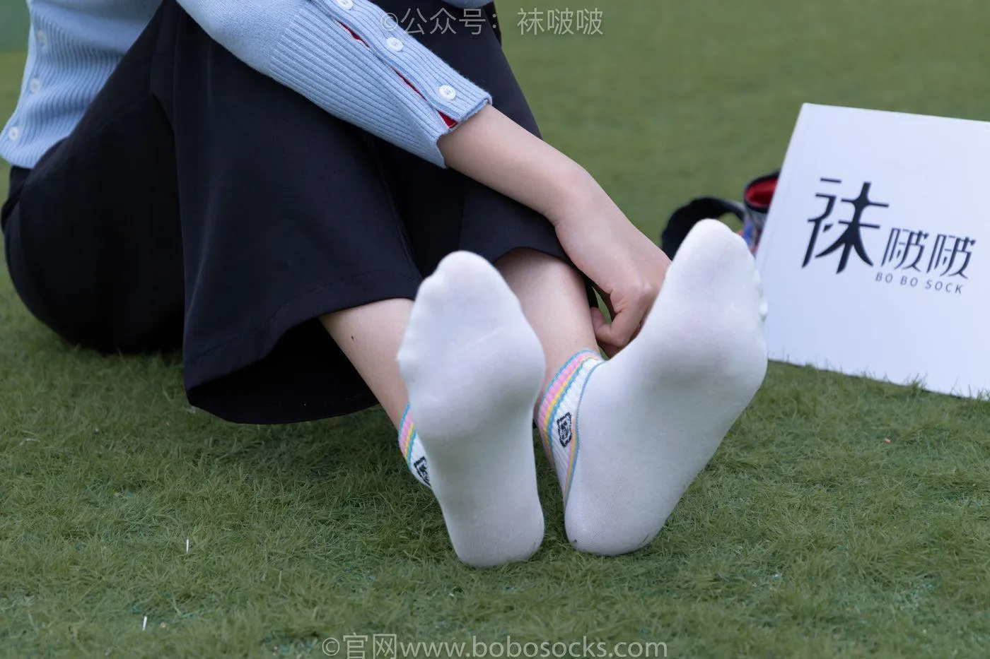 [BoBoSocks袜啵啵]NO.021 泡芙-板鞋、白棉袜、裸足 [131P]插图5